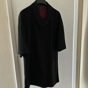 French connection coat black spring